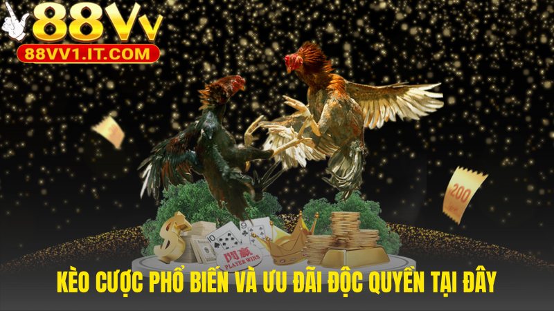 Các kèo cược chính cùng khuyến mãi hỗ trợ vốn